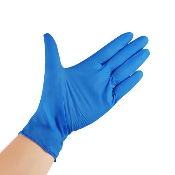 

100pcs disposable nitrile rubber latex gloves oil resistant puncture proof for labor home dental use s/m/l/xl