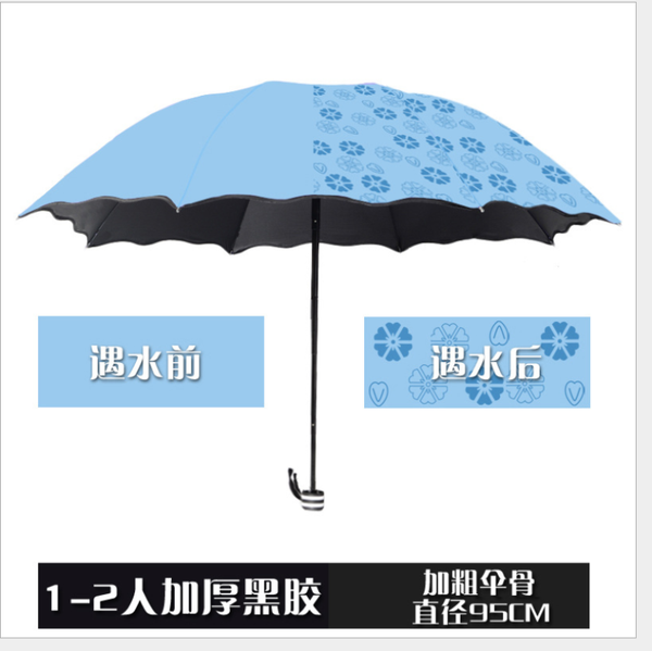 

umbrellas sun protection folding three-fold umbrella