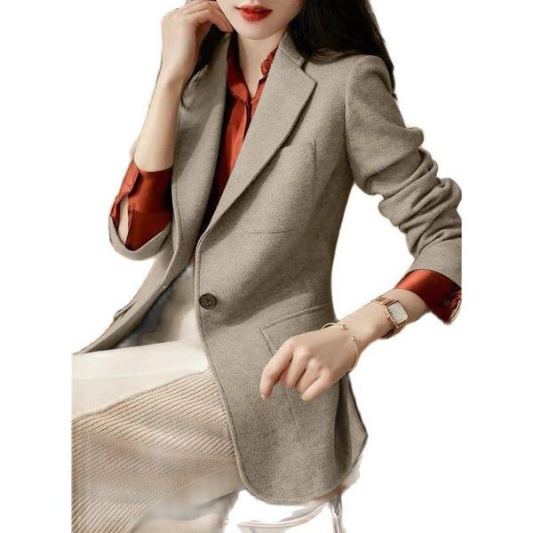 

women's suits & blazers women suit jacket 2021 spring summer fashion all-match simple fashionable exquisite female ssmall c0, White;black