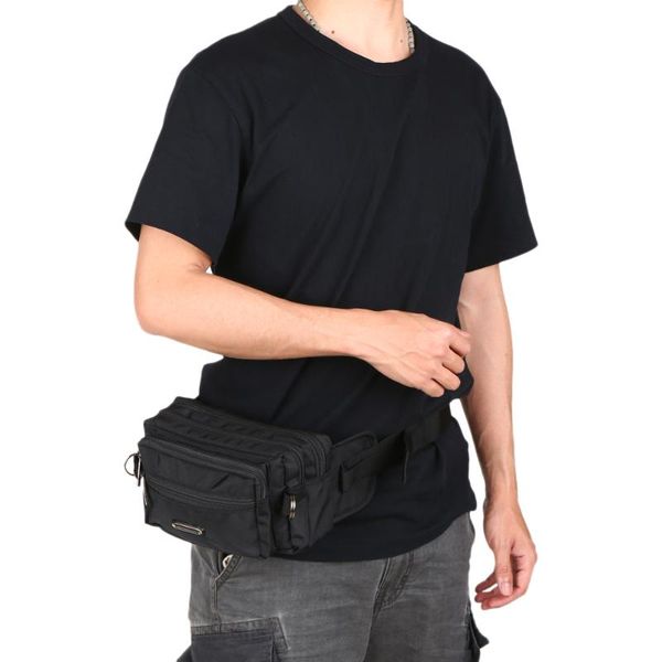 

outdoor fitness equipment large capacity cycling waist bag fanny pack for men women hip bum workout traveling casual sports running hiking