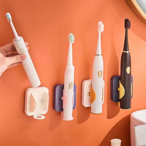 

hooks & rails 2021 gravity sensor electric toothbrush holder creativity no trace bracket wall mounted save space bathroom accessories
