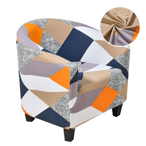 

club chair slipcover stretch armchair covers printed tub cover sofa spandex couch for bar counter living room