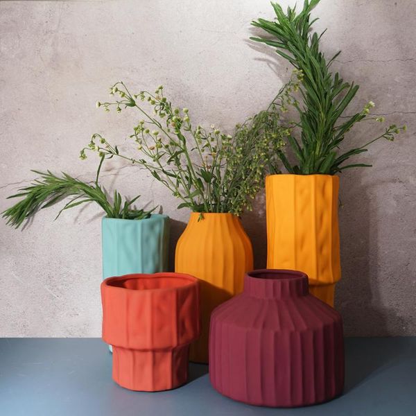 

vases abstract resin statue vase,modern european succulents flower plant pot planter for arrangement home living room