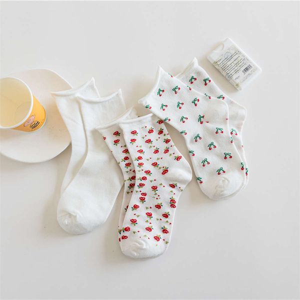 

curled full love flowers, white socks, small fresh pile, Black;white