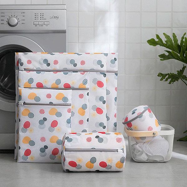 

printed underwear washing bag folding bra laundry bags room organizer travel clothes storage tools environmental protection