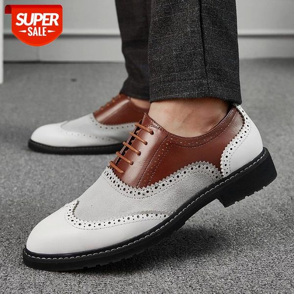 

polka dot shoes men oxfords elegant pointed leather man dress wedding party footwear men's flats plus size 38-48 zapatos #qe8l