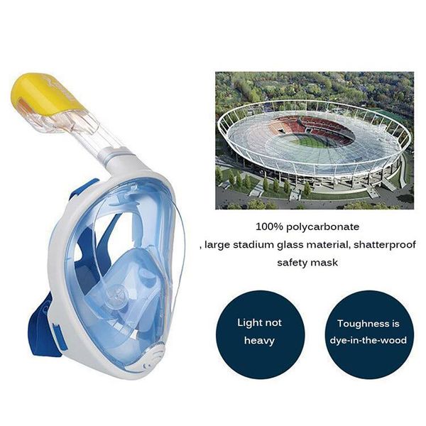 

diving masks swimmer full face mask underwater swimming anti fog snorkeling for