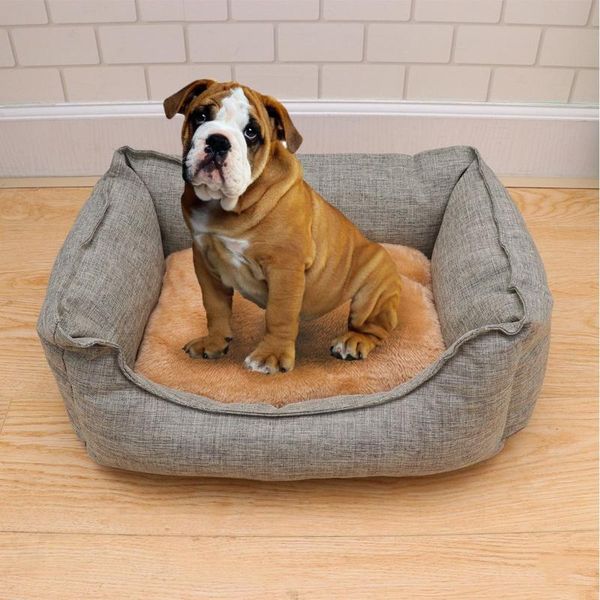 

kennels & pens pet winter bed oxford cloth for cats dogs beds nest house sleeping cushion puppy dog cat