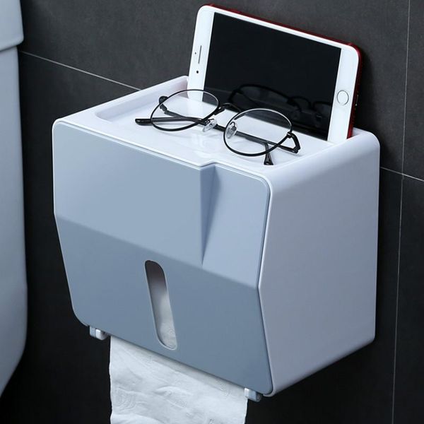 

bathroom storage & organization 1pcs toilet tissue box paper rack extraction hole-creative waterproof towel
