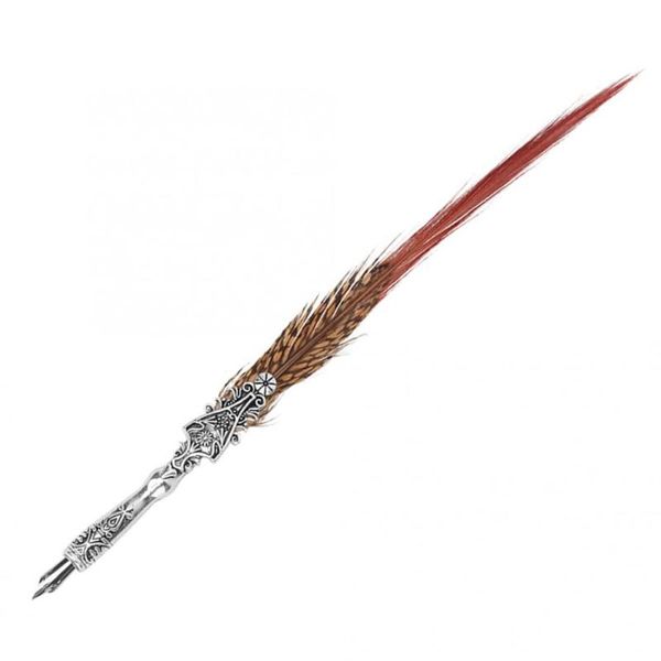 

stationery pen fountain set classical vintage feather calligraphy quill dip home decor gift pens