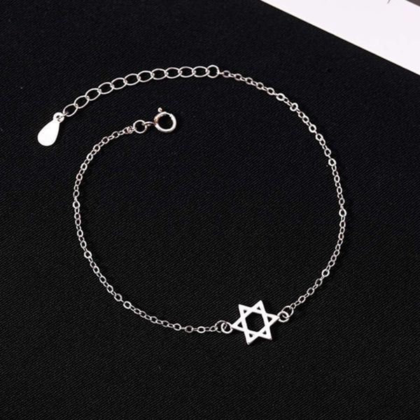 

925 silver six star bracelet women's new fashion in 2020, Black