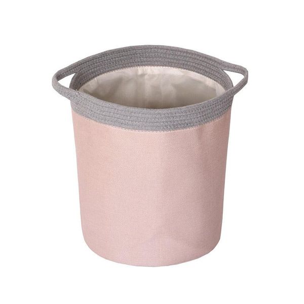 

foldable imitation linen laundry basket washable round clothes bag with handles lxy9 ap16 bags