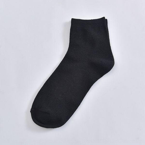 

wga men's spring and summer casual cotton black classic business fashion middle tube breathable medium men's medium sockscotton so
