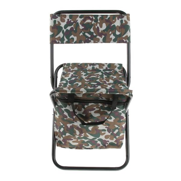 

multi-purpose folding camping fishing chair stool backpack with cooler insulated picnic bag camp furniture