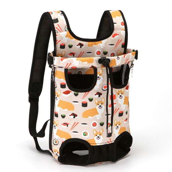 

fold pet backpack go out cat portable canvas cowboy cockroach dog chest bag