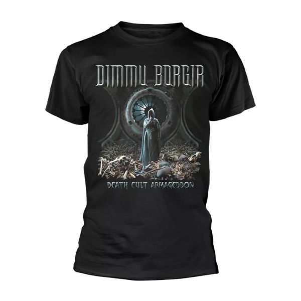 

dimmu borgir death cult official man shirt, White;black