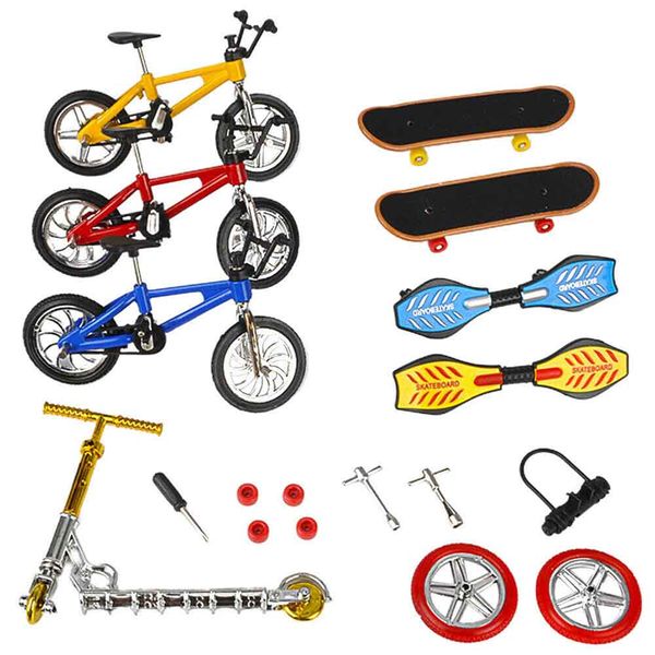 

bike scooter mini finger skateboard set fingertip educational toy fun gifts