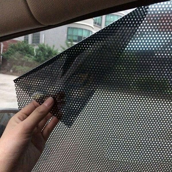 

electrostatic adsorption side window sunshade mesh pvc repeatedly trim car