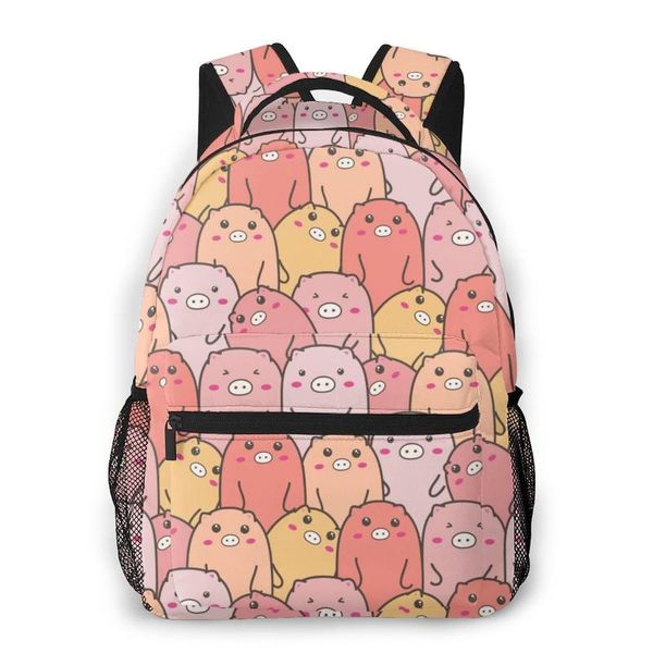 

backpack women fashion male travel mens bag large lapshopping cute pig