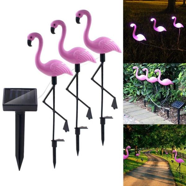

solar lamps flamingo lawn lamp, garden light yard lights waterproof led outdoor for decorative