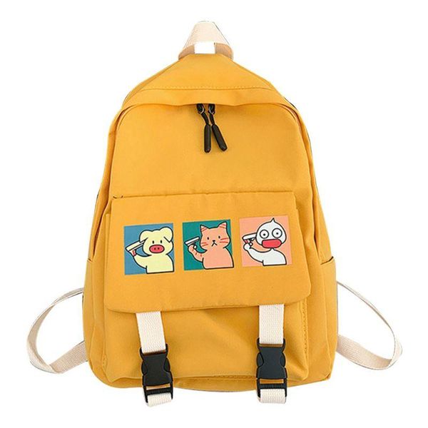 

backpack 2021 cartoon rucksack nylon school bag casual college daypack for teenager