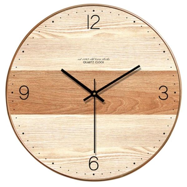 

wall clocks clock simple modern design wooden bedroom home decoration