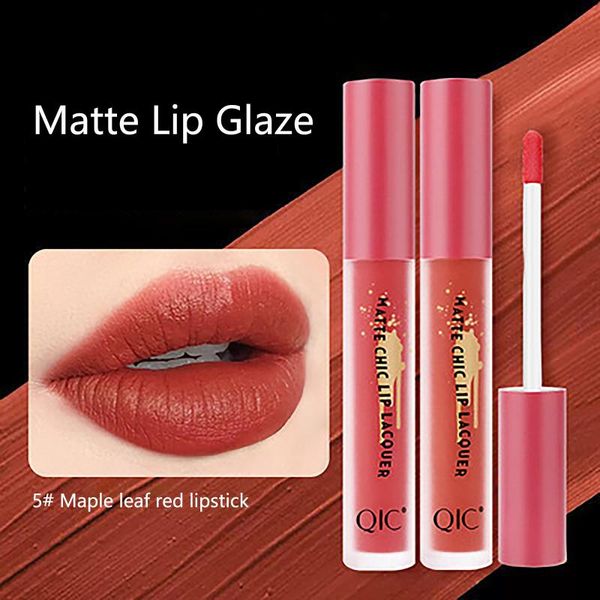 

lip gloss velvet glaze is not easy to fade after applying the color non-stick cup