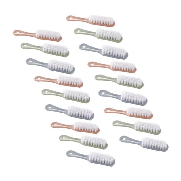 

nail brushes 18pcs washing for shoes cleaning laundry, Yellow