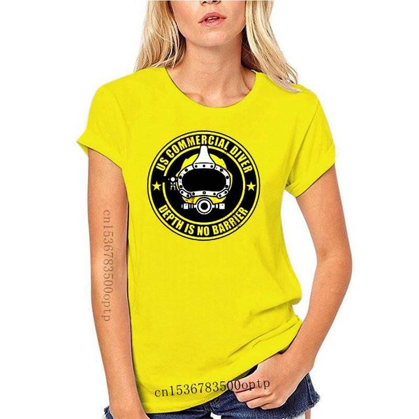 

women's t-shirt women short sleeve tshirt us commercial diver t shirt, White