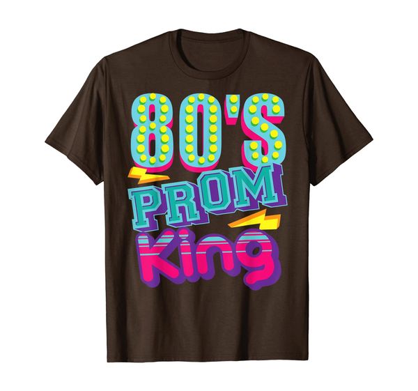 

80's prom king shirt | funny disco throwback nostalgic gift, White;black