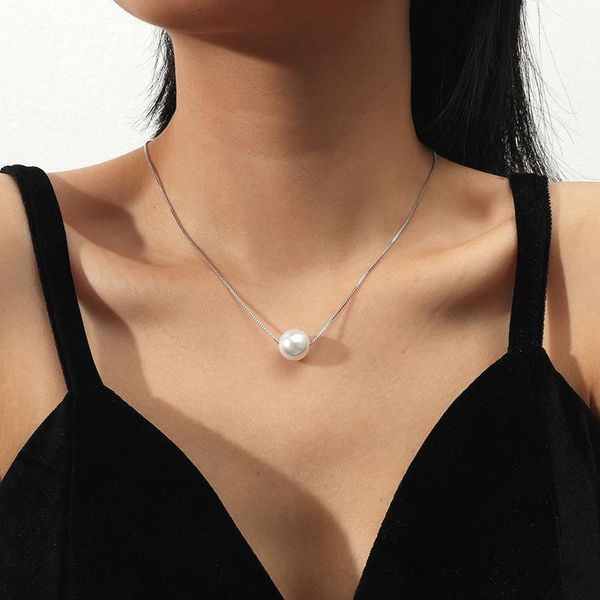 

chokers kpop women neck chain gold color choker necklaces thin on the minimalist pendant jewelry chocker collar for girl, Golden;silver