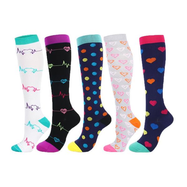 

sports socks compression magic stockings breathable nylon fitness camping football basketball natural hiking, Black
