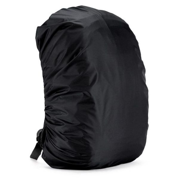 

bag parts & accessories 35l nylon oxford durable backpack rucksack waterproof rainproof rain dust cover for men women travel, Black