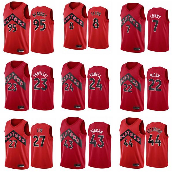 

20 21 jersey \rtoronto\rraptors\rmen pascal siakam fred vanvleet kyle lowry aron baynes red city basketball jerseys uniform