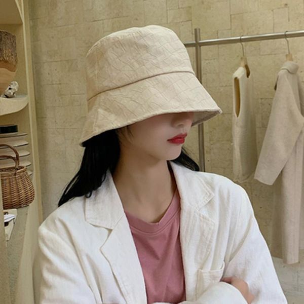 

wide brim hats four season women bucket hat sunscreen sunshade japanese simple sun fisherman's cap c58, Blue;gray
