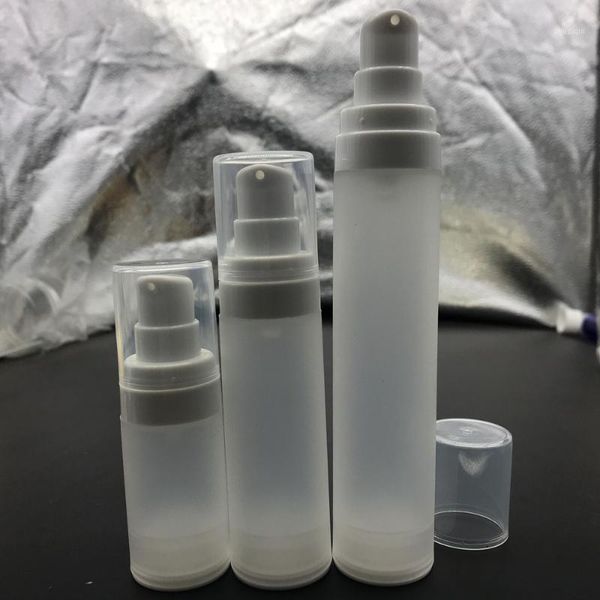 

storage bottles & jars 15ml/30ml/50ml transparent airless pump vacuum bottle toiletries container refillable plastic travel cosmetic