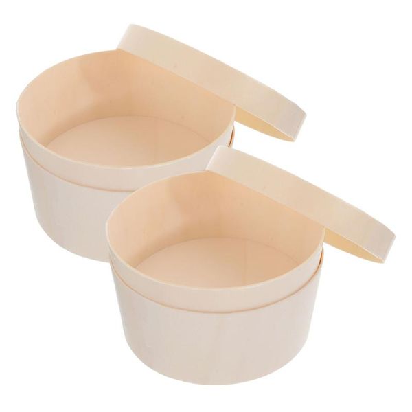 

gift wrap 2pcs baking cake packing boxes dessert cases round cheese