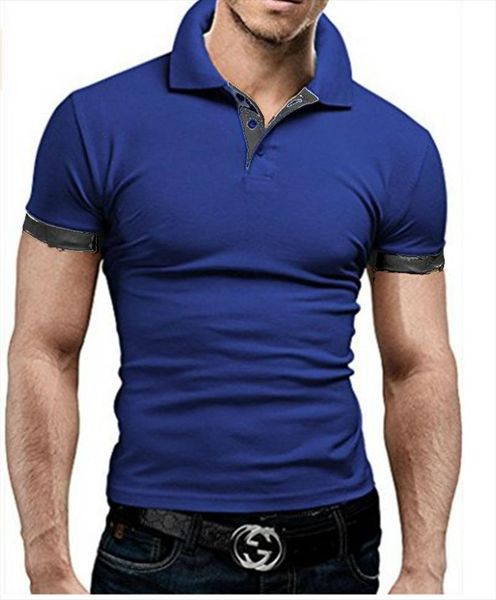 

clothing long sleeve mens polo male shirts casual fashion slim solid shirt men, White;black