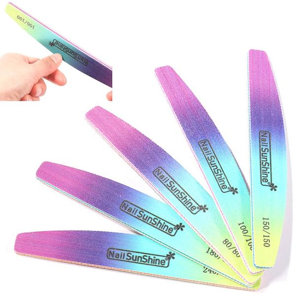 

nail art tool sanding buffer block pedicure manicure buffing polish beauty tools professional files grey boat