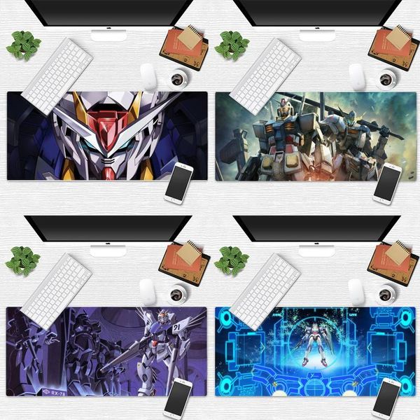 

mouse pads & wrist rests gundam anime cool large mousepad pc computer desk mat table protect game office work pad non-slip lapcushion