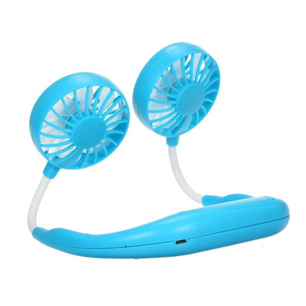 

electric fans wearing mini usb charging fan rechargeable air conditioner for student universal gadgets home office travel