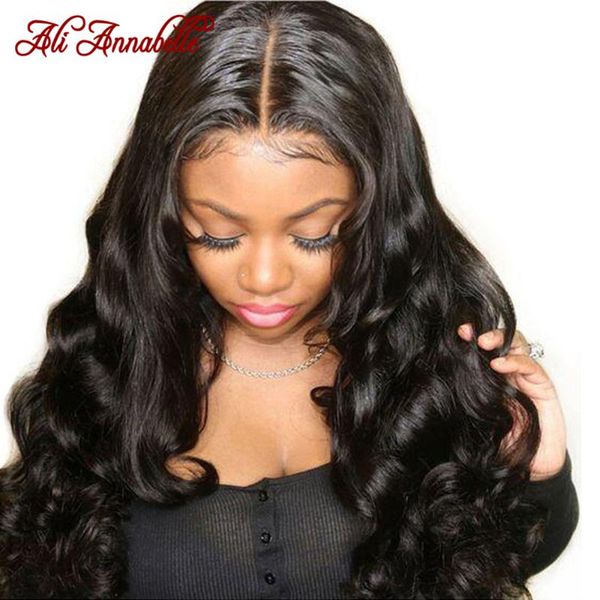 

human hair bulks double drawn body wave bundles deal 1/3/4 piece 100% extension ali annabelle, Black