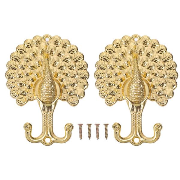 

other home decor 1 pair wall hook curtain hooks simple creative peafowl shape