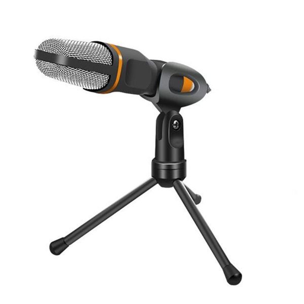 

microphones computer microphone with stand 3.5 plug game voice chat low noise condenser