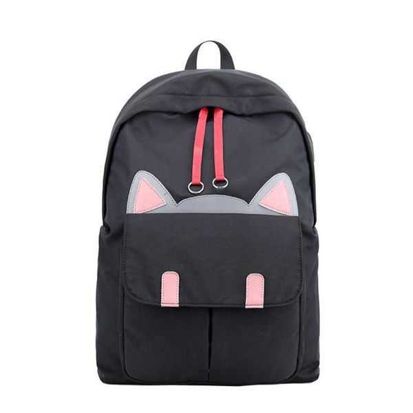 

backpack female 2021 fashion university high school student bag cute cartoon college students nylon