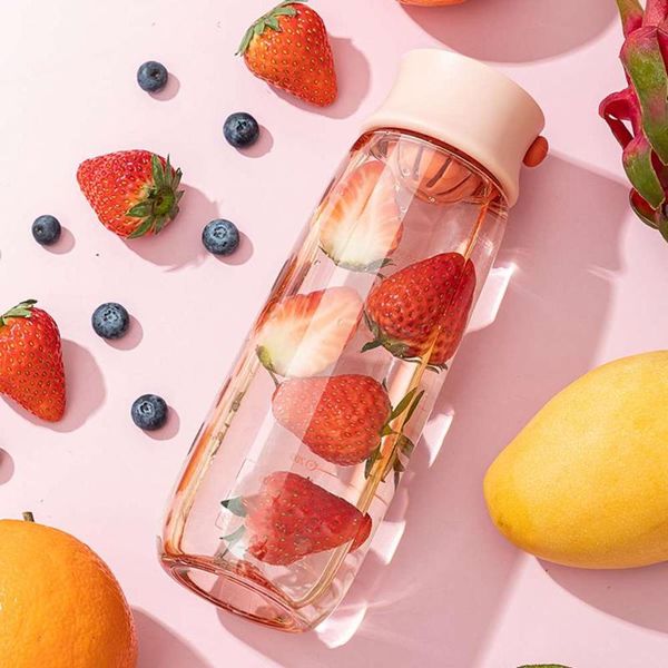 

water bottle plastic leakproof sports yoga travel drinks mug leak proof
