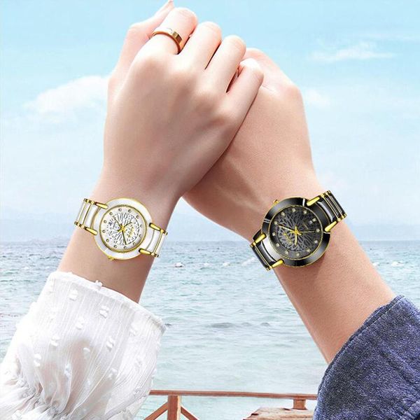 

wristwatches luxury lige lovers watches for men and women simple casual quartz wristwatch waterproof sport date clock couple watch gift 2021, Slivery;brown