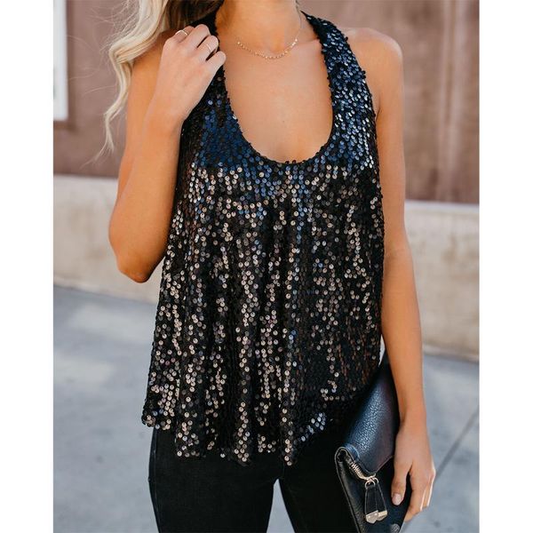 

fashion women casual sleeveless vest tank loose chiffon t shirt blouse women's swimwear, White;black