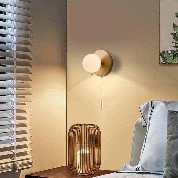 

wall lamps nordic personality minimalist iron zipper lamp for living room bedside bedroom study aisle sconce lighting
