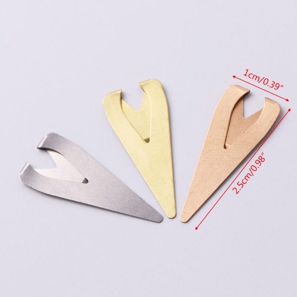 

bookmark 10pcs mini metal paper clips page holder for book stationery school c5ae